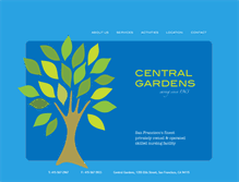 Tablet Screenshot of centralgardenssf.com